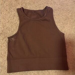 Brown Sleeveless Women's Top